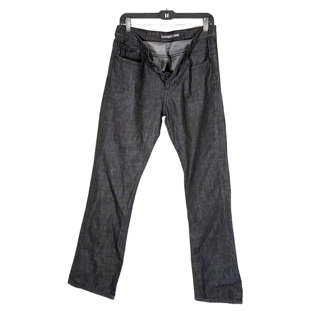 Express Jeans 32x34 Dark Wash Straight 100% Cotton